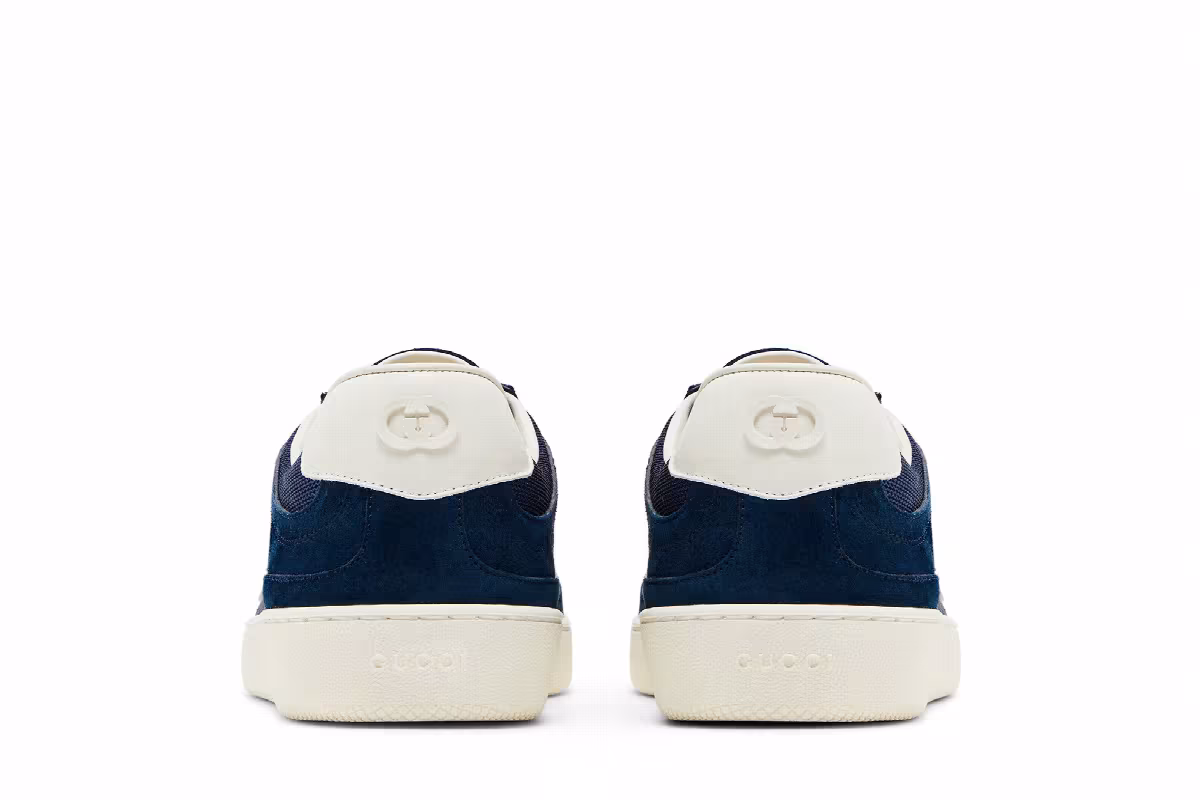 Gucci G74 Interlocking G - Blue Suede, view 7