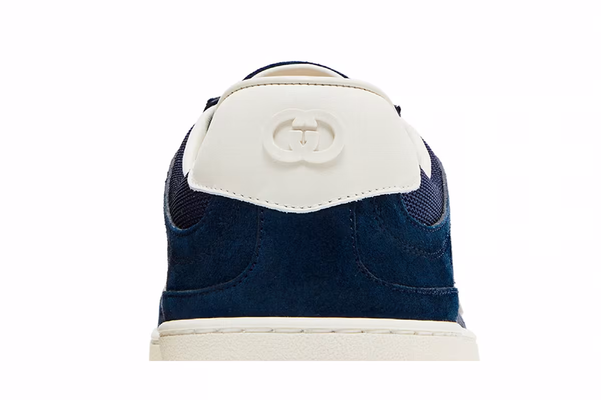 Gucci G74 Interlocking G - Blue Suede, view 8