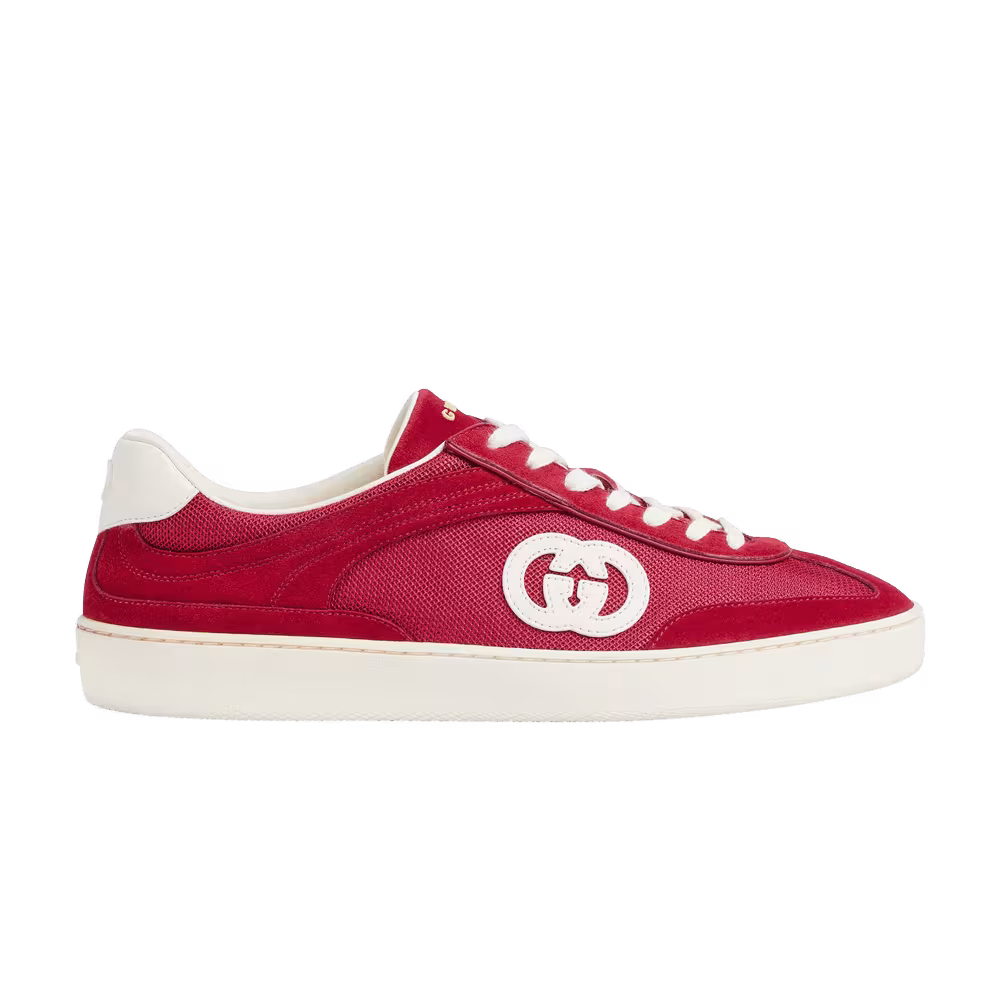Gucci G74 Interlocking G - Bordeaux Suede