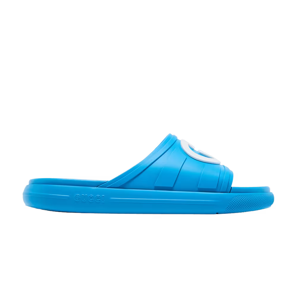 Gucci Slide Interlocking G - Super Blue
