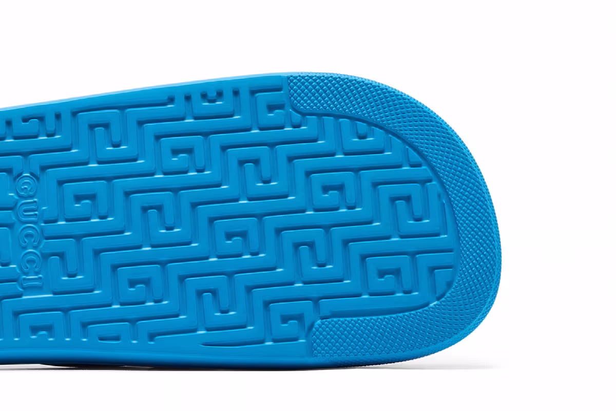 Gucci Slide Interlocking G - Super Blue, view 6