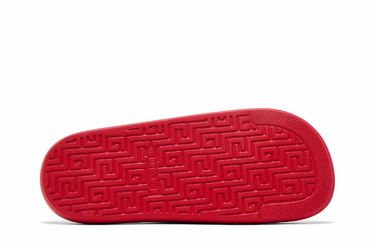 Gucci Slide Interlocking G - Maple Red, view 5