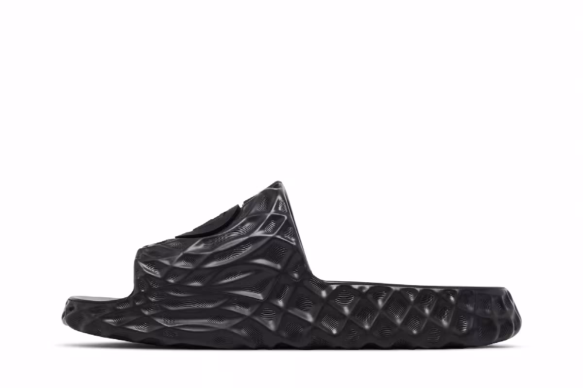 Gucci Slide Sandal Interlocking G - Black Water Ripples, view 4