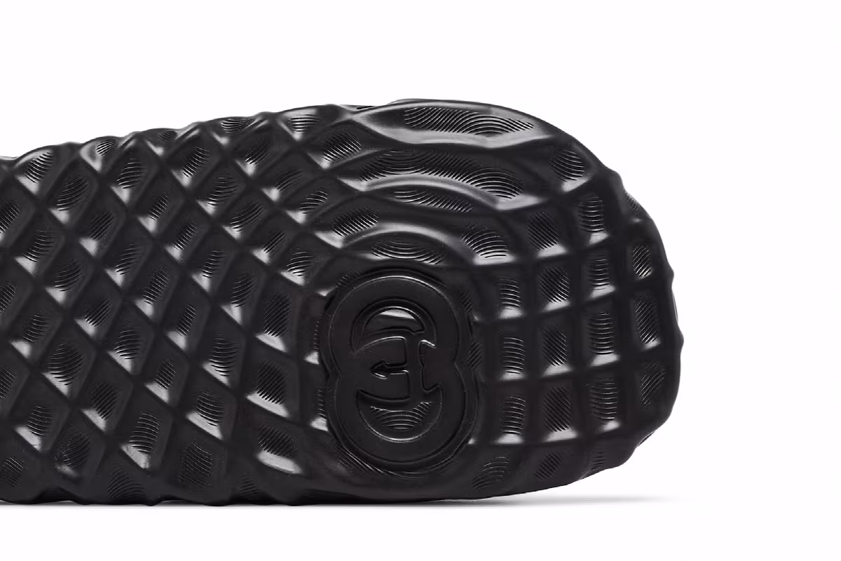 Gucci Slide Sandal Interlocking G - Black Water Ripples, view 6