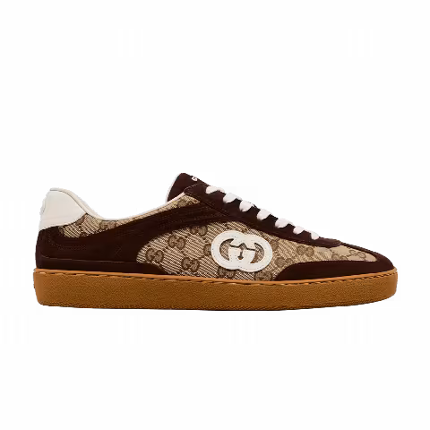 Gucci G75 'Interlocking G - Dark Brown Suede'