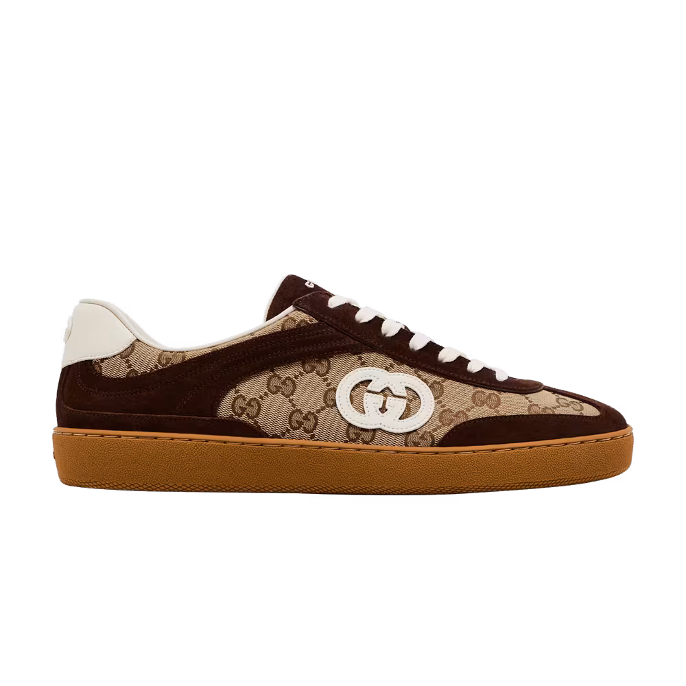 Gucci G75 Interlocking G - Dark Brown Suede