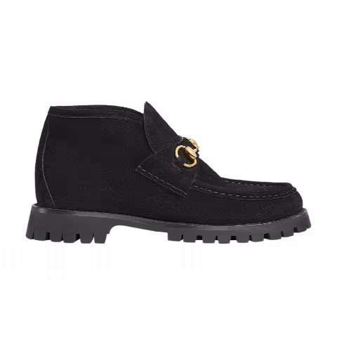 Gucci Wmns Horsebit Ankle Boot 'Black'