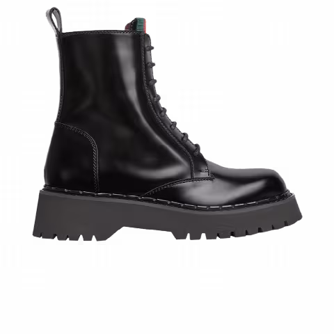 Gucci Wmns Web Ankle Boot 'Black'