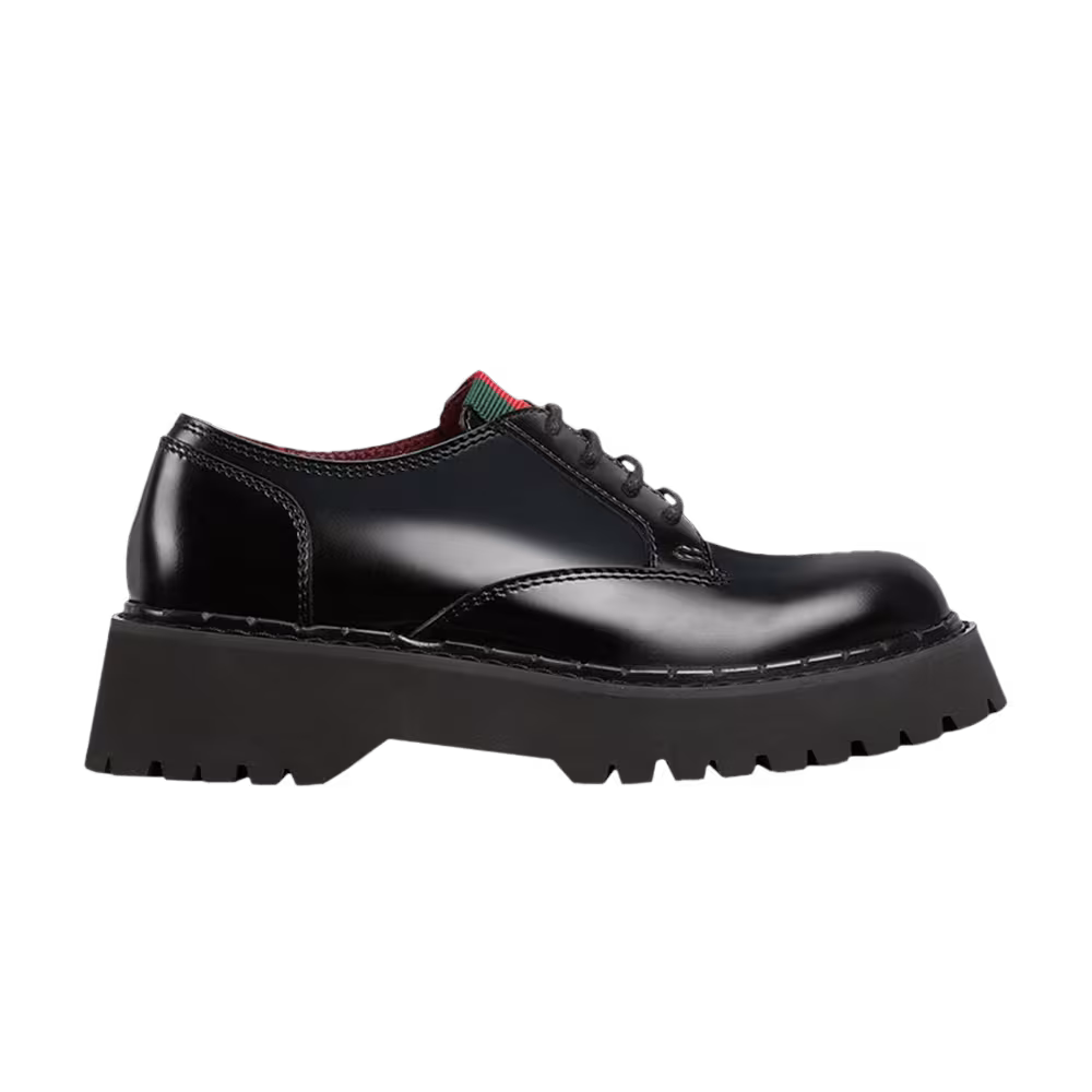 Gucci Women's Web Lace Up Black