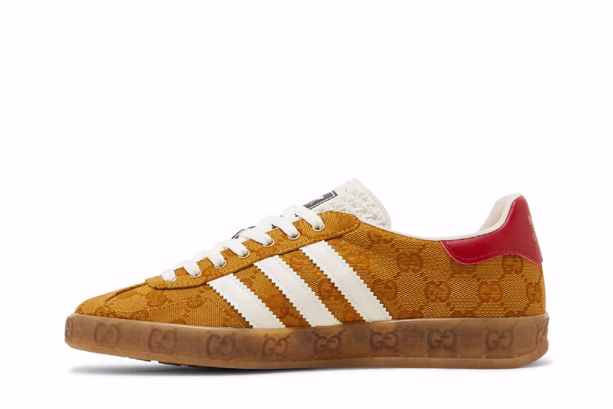 Adidas x Gucci Women's Gazelle GG Monogram, view 4