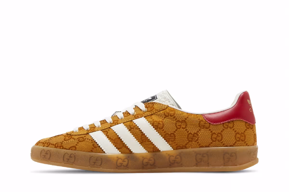 Adidas x Gucci Gazelle GG Monogram, view 4