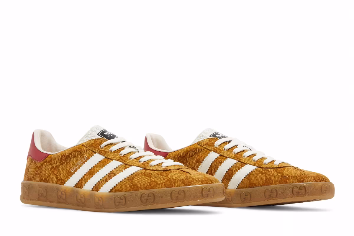 Adidas x Gucci Gazelle GG Monogram, view 9