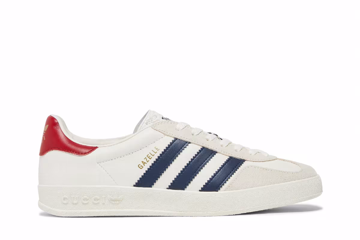 Adidas x Gucci Gazelle White, view 2