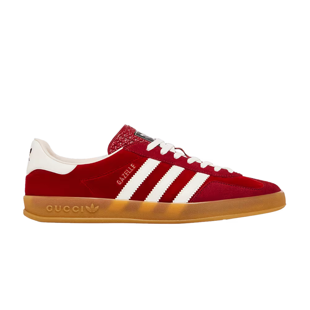 Adidas x Gucci Gazelle Red Velvet