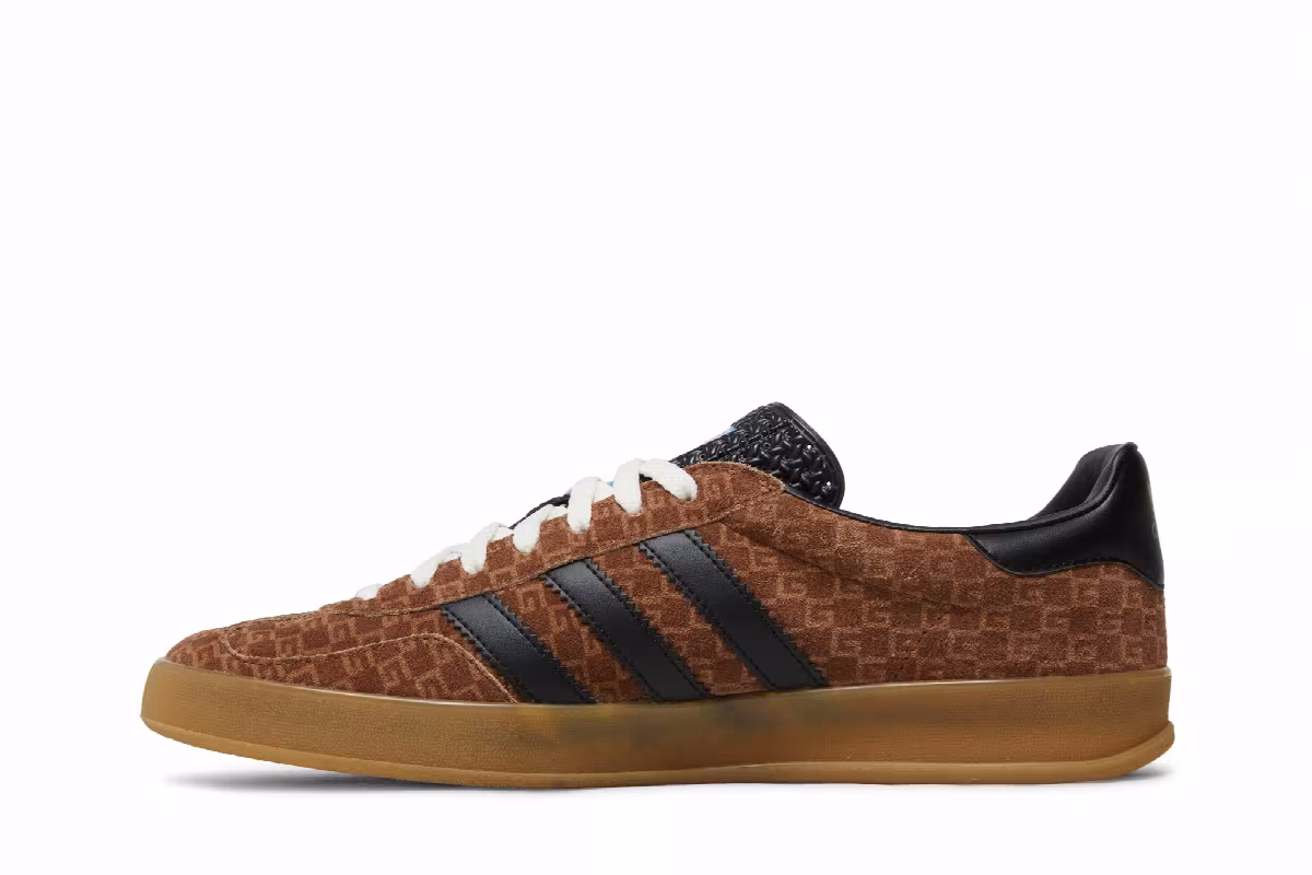 Adidas x Gucci Gazelle Square GG Monogram, view 4