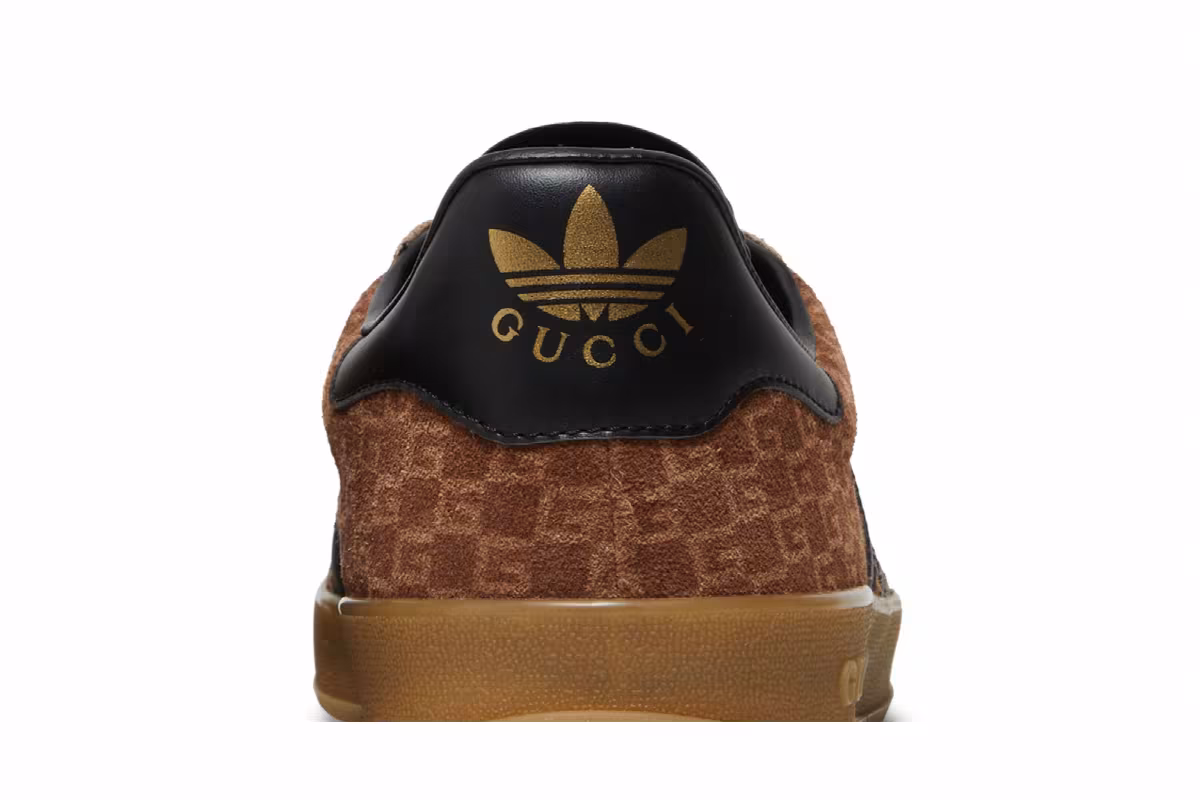 Adidas x Gucci Gazelle Square GG Monogram, view 8