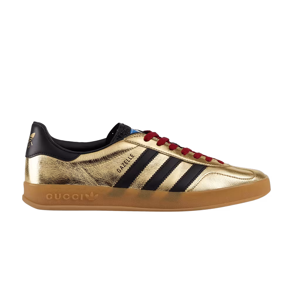 Adidas x Gucci Gazelle Metallic Gold
