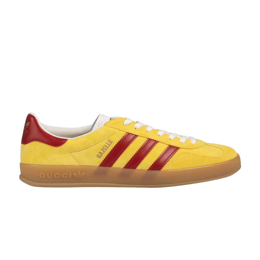 Adidas x Gucci Gazelle Yellow Velvet