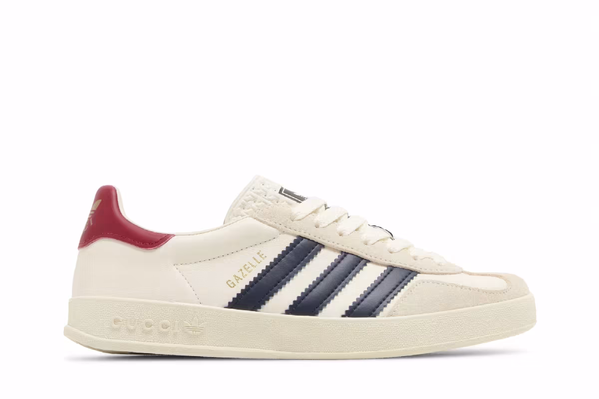 Adidas x Gucci Women's Gazelle White, view 2