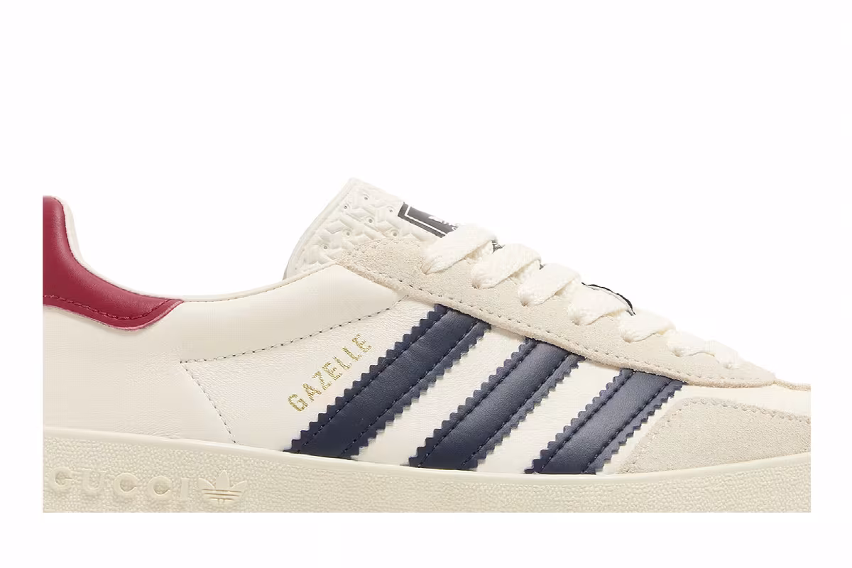 Adidas x Gucci Women's Gazelle White, view 3