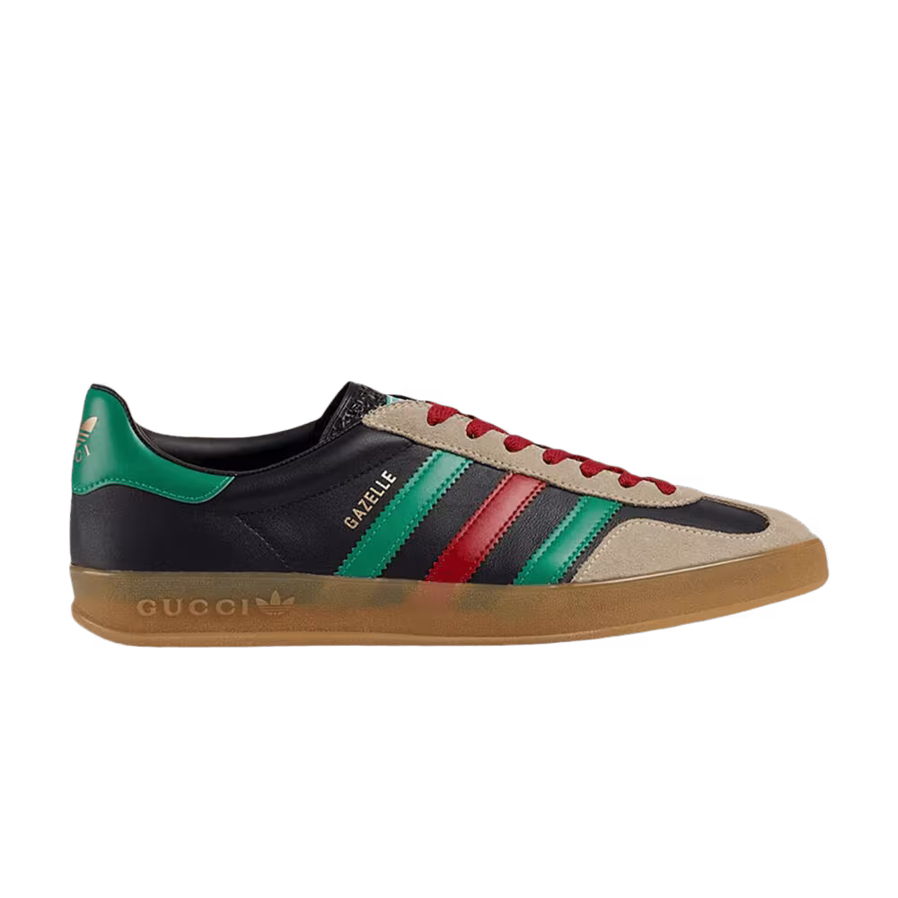 Adidas x Gucci Women's Gazelle Black Green Red