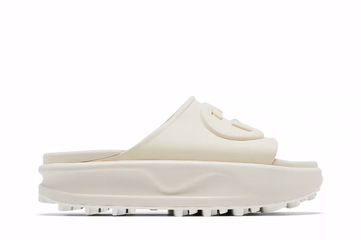 Gucci Women's Slide Sandal Off White, view 2