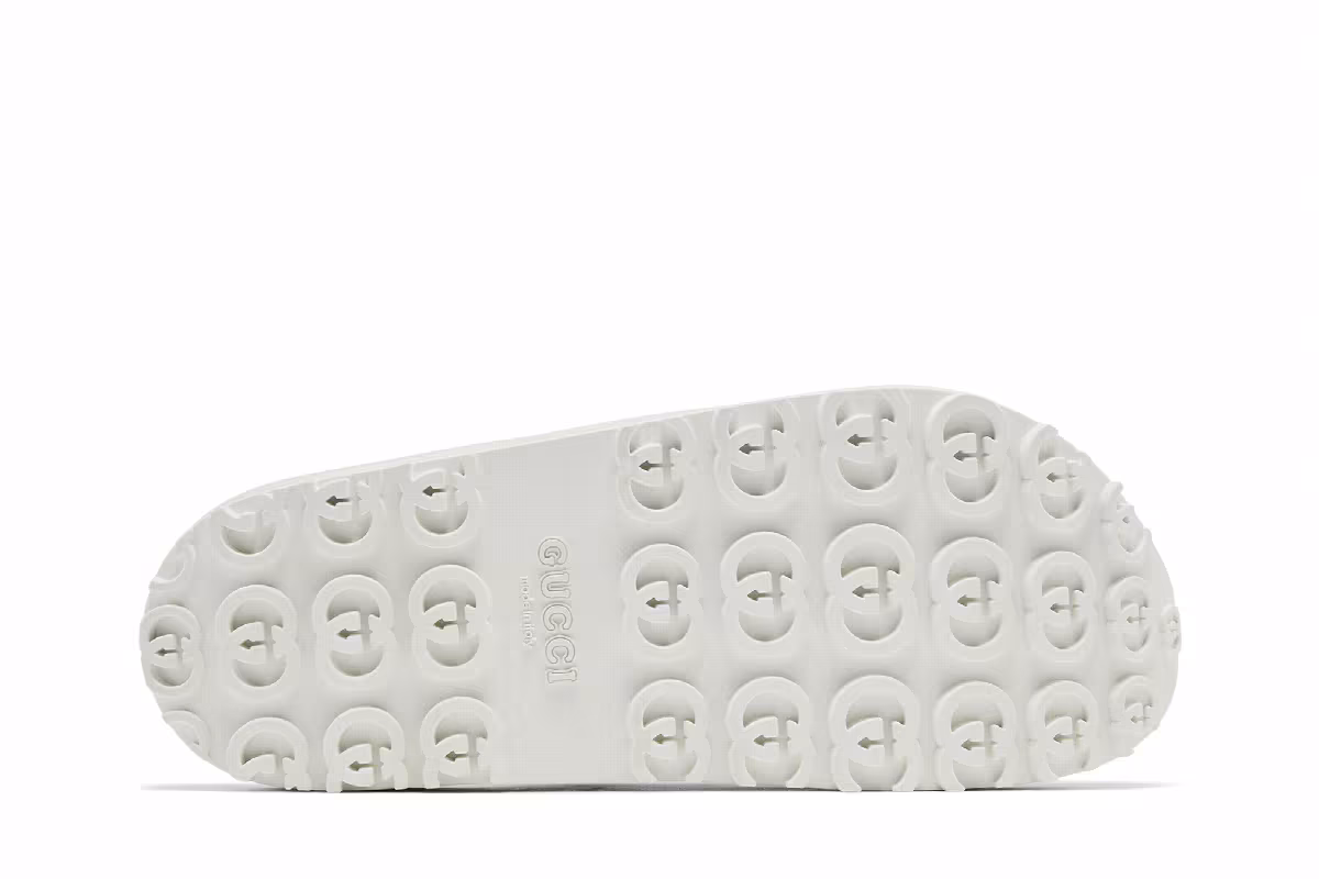 Gucci Women's Slide Sandal Off White, view 5