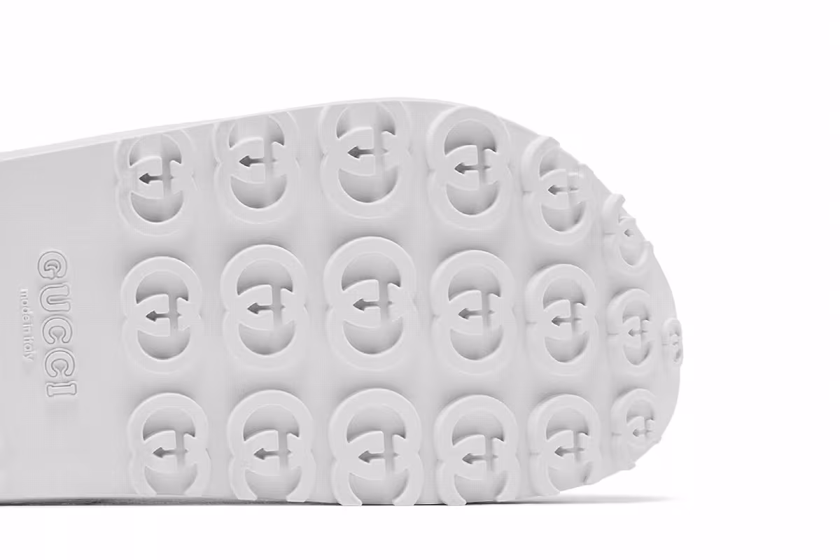 Gucci Women's Slide Sandal Off White, view 6