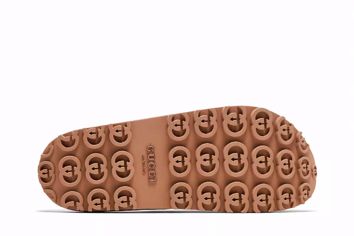 Gucci Women's Slide Sandal Interlocking G - Brown, view 5