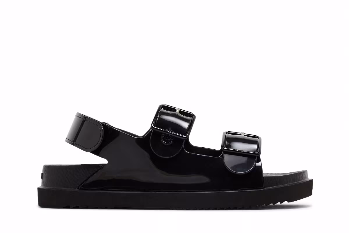 Gucci Women's Mini Double G Sandal Black, view 2