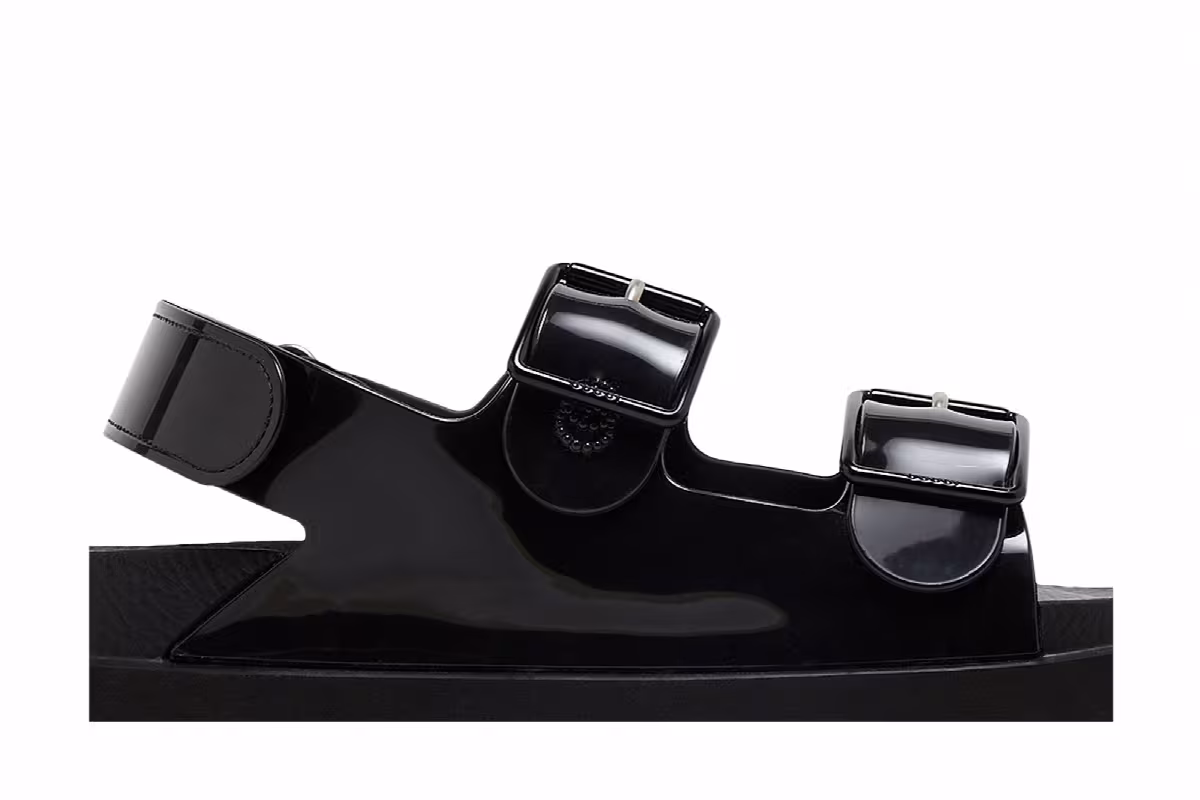 Gucci Women's Mini Double G Sandal Black, view 3