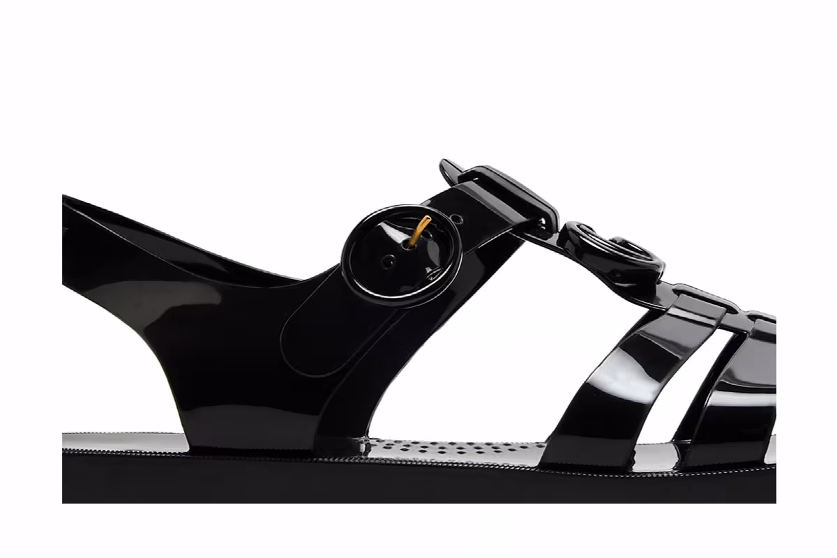 Gucci GG Fisherman Sandal Black, view 3