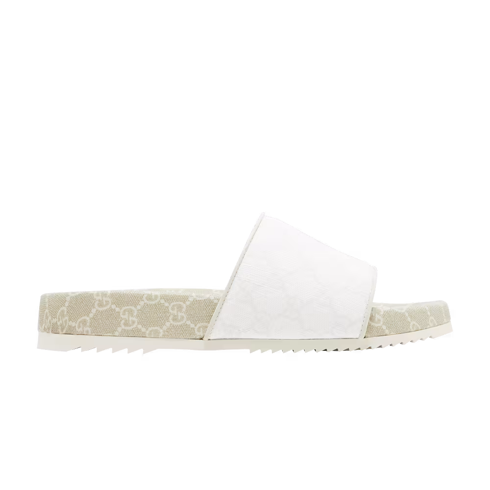 Gucci GG Supreme Sandal White