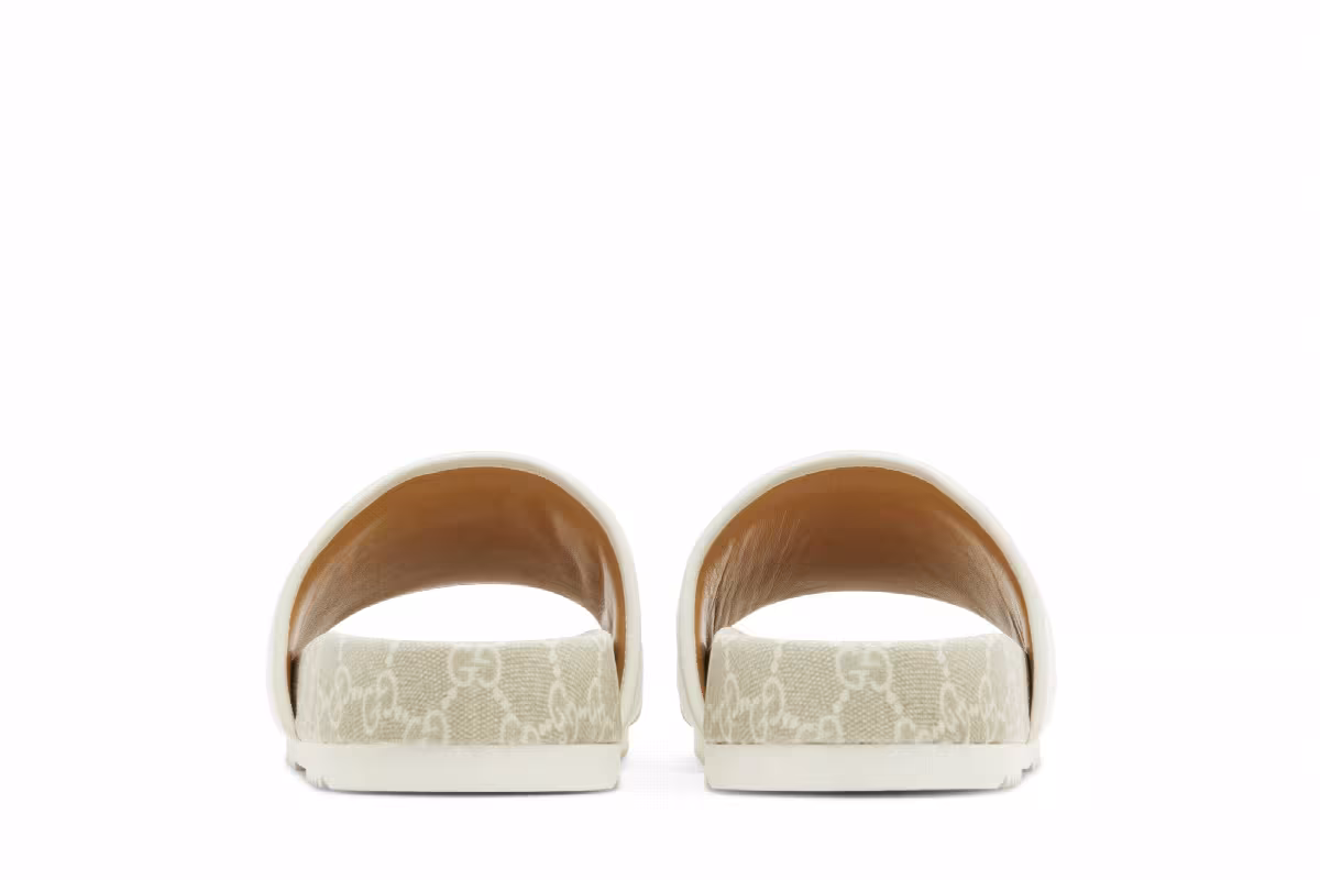 Gucci GG Supreme Sandal White, view 7
