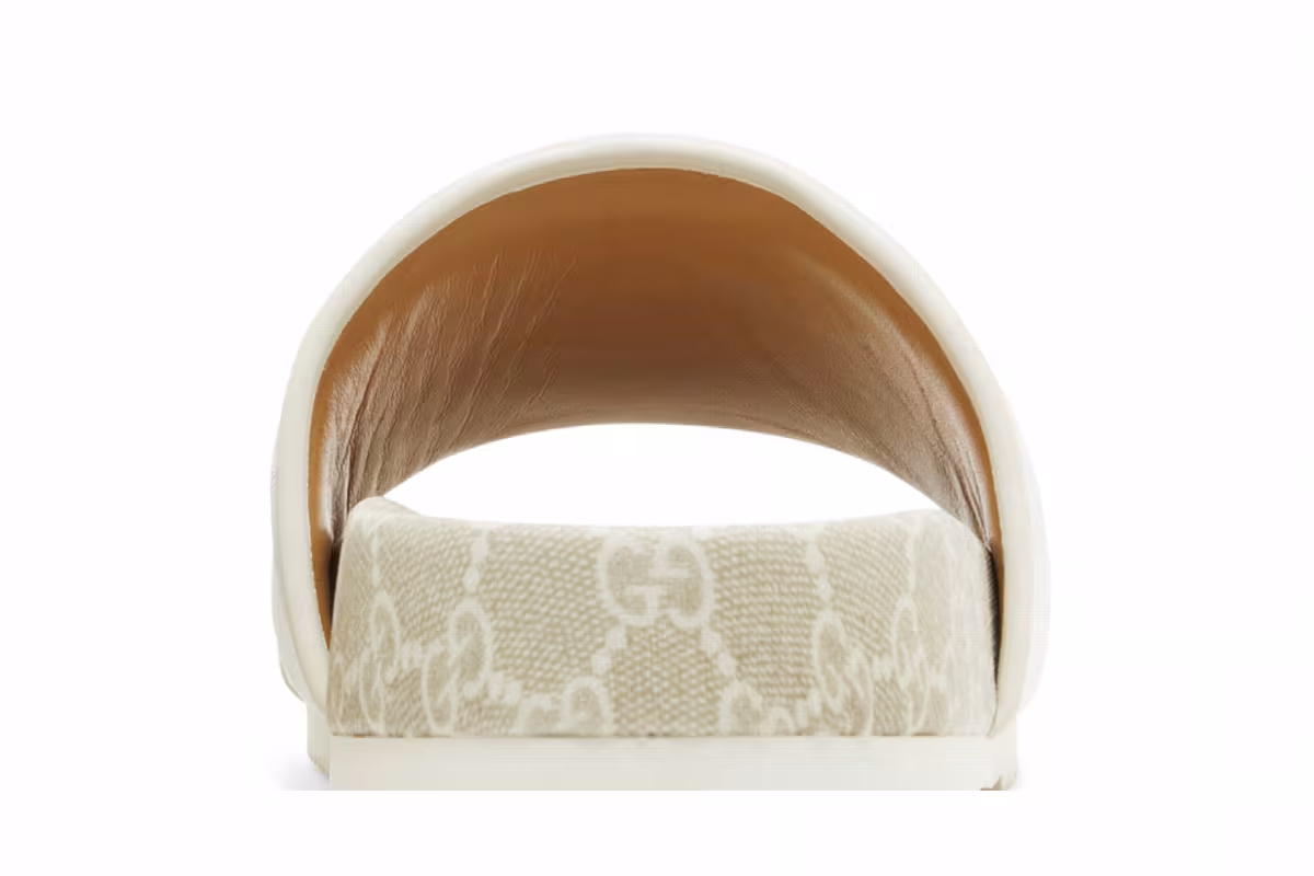 Gucci GG Supreme Sandal White, view 8