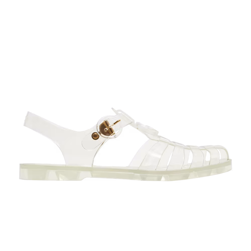 Gucci Women's GG Fisherman Sandal Clear