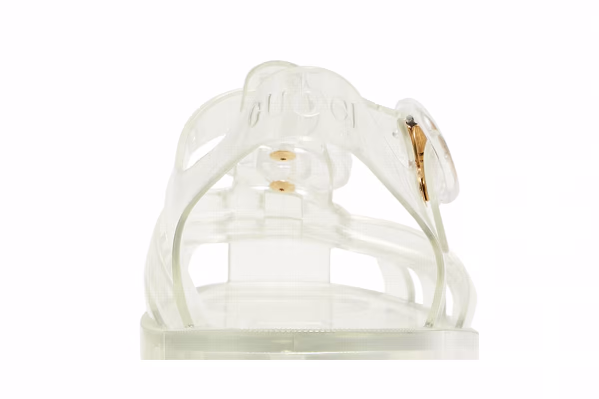 Gucci Women's GG Fisherman Sandal Clear, view 8