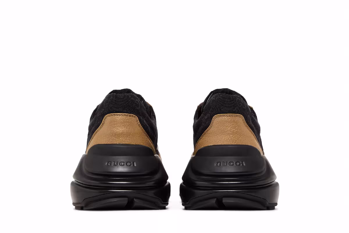 Gucci Rhyton Maxi GG Supreme - Black Khaki Beige, view 7