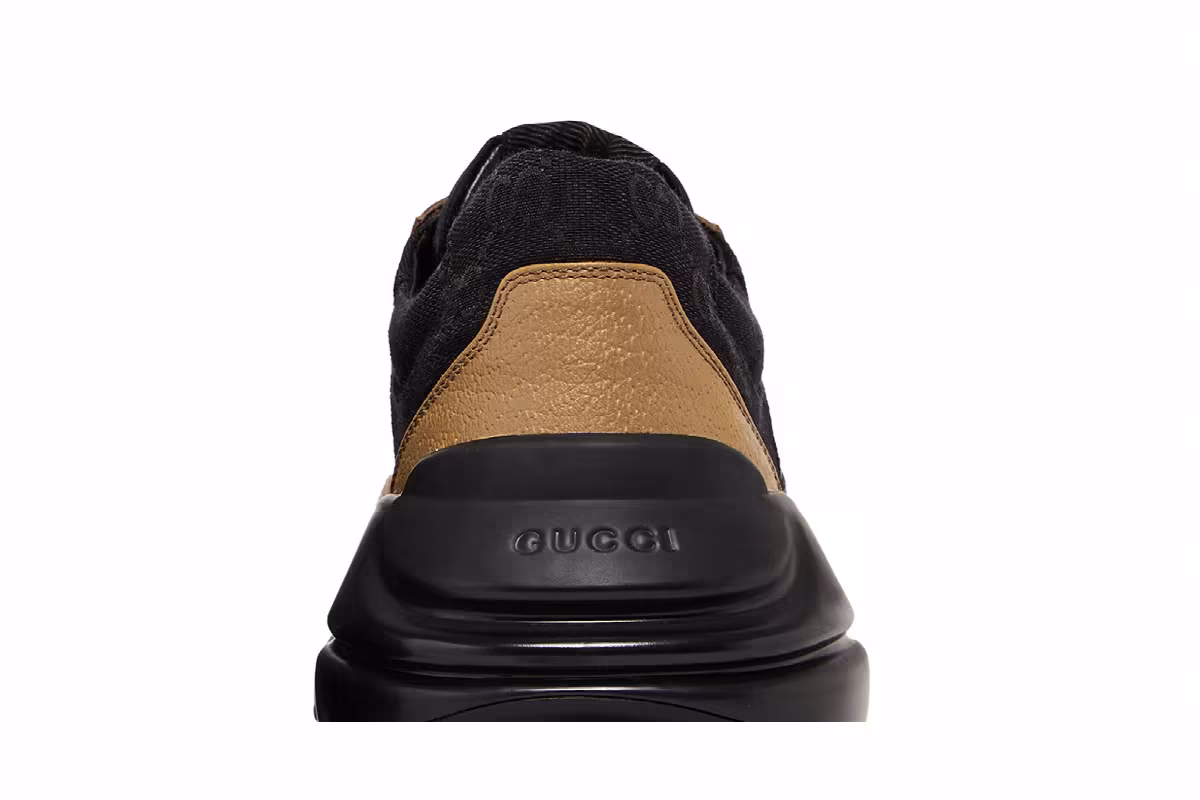 Gucci Rhyton Maxi GG Supreme - Black Khaki Beige, view 8