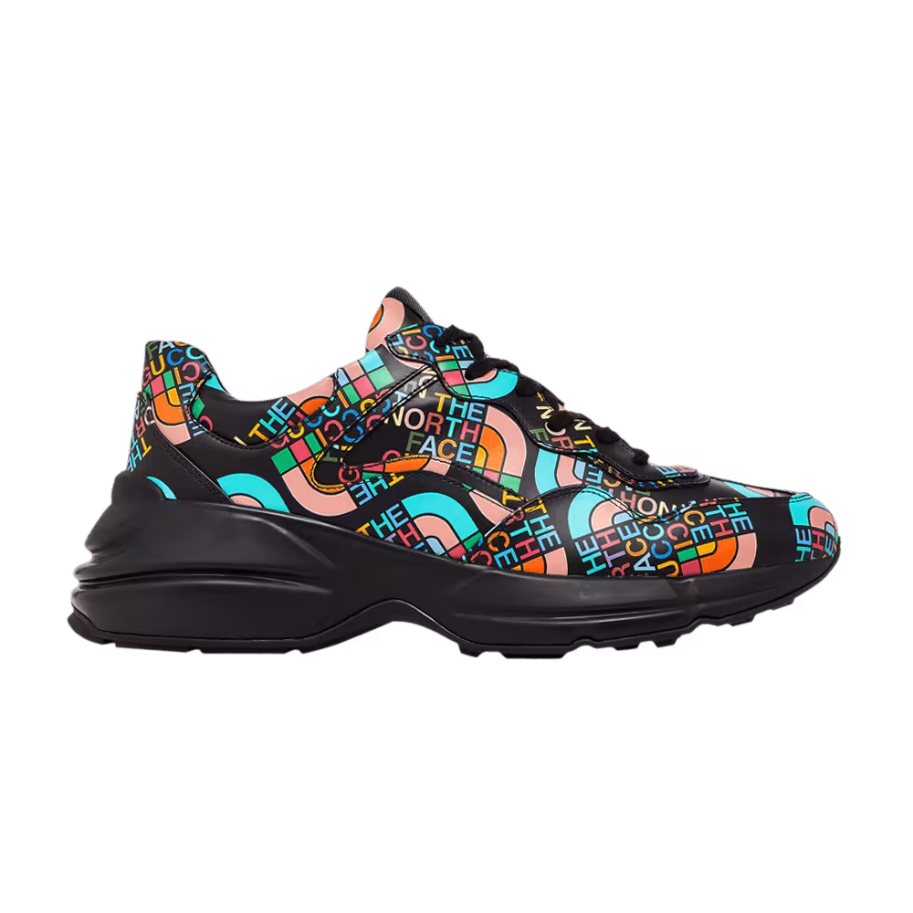 The North Face x Gucci Rhyton Allover Logo - Black Multi-Color