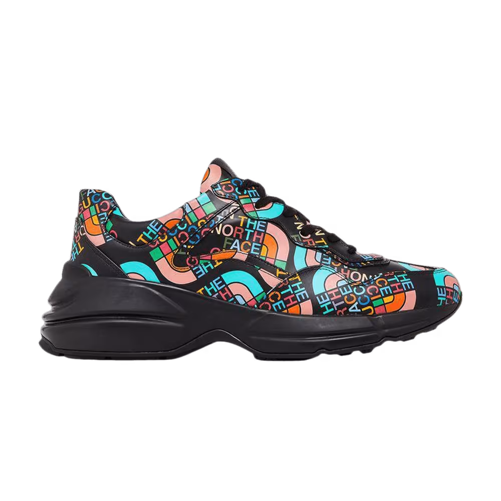 The North Face x Gucci Women's Rhyton Allover Logo - Black Multi-Color