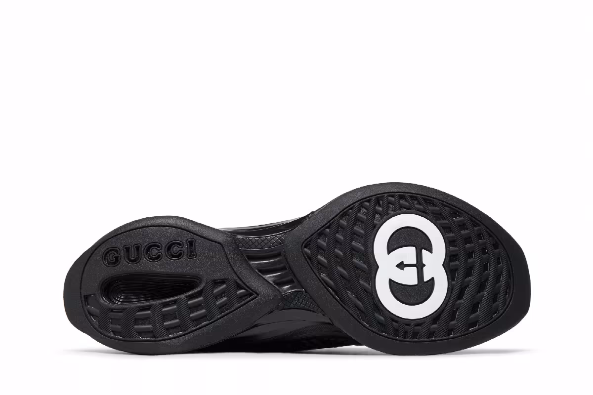 Gucci Run Sneaker Black, view 5