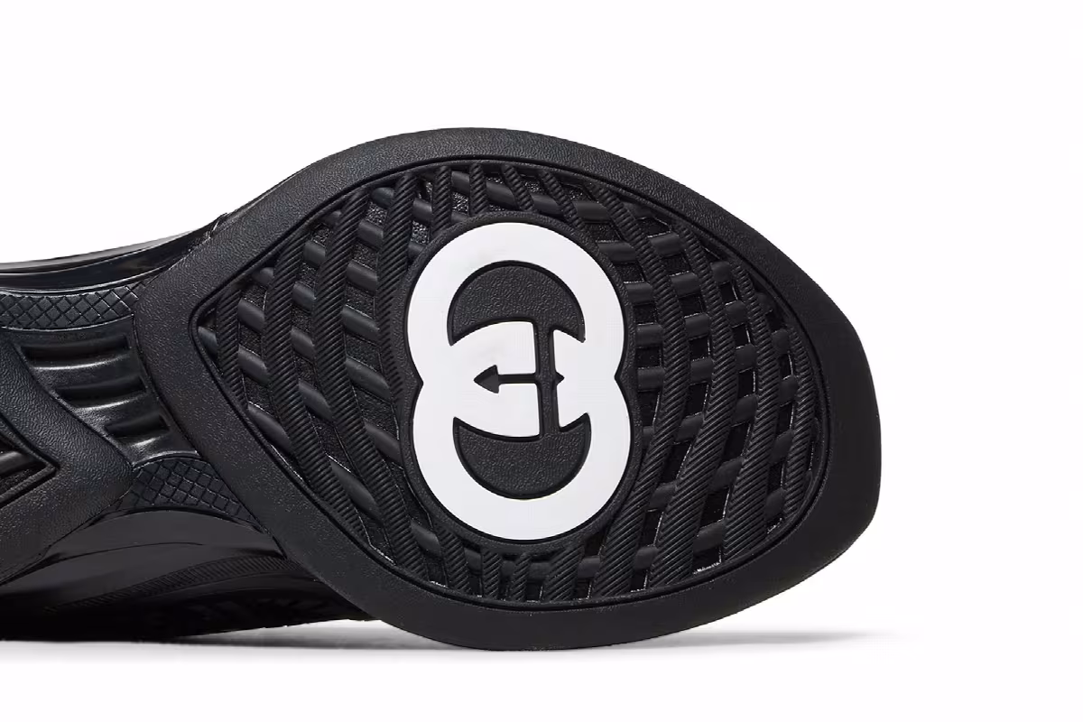 Gucci Run Sneaker Black, view 6