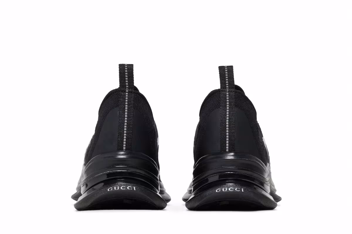 Gucci Run Sneaker Black, view 7