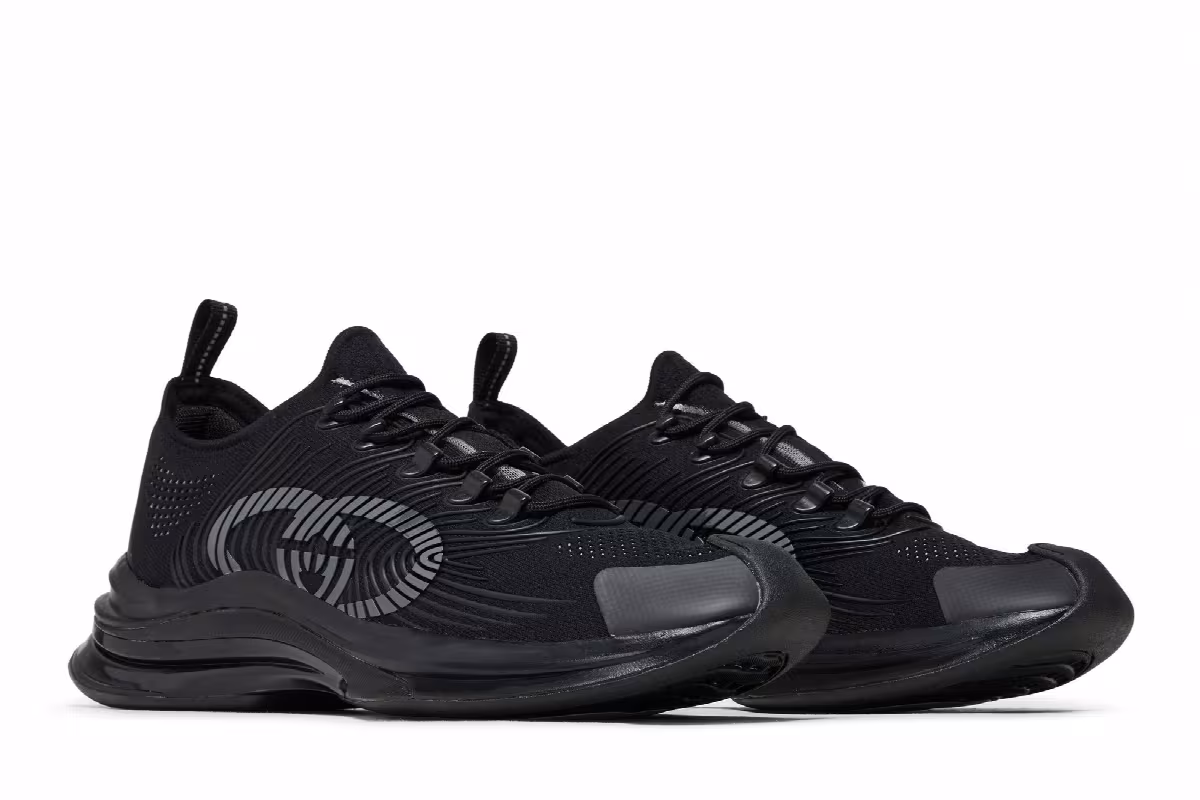 Gucci Run Sneaker Black, view 9