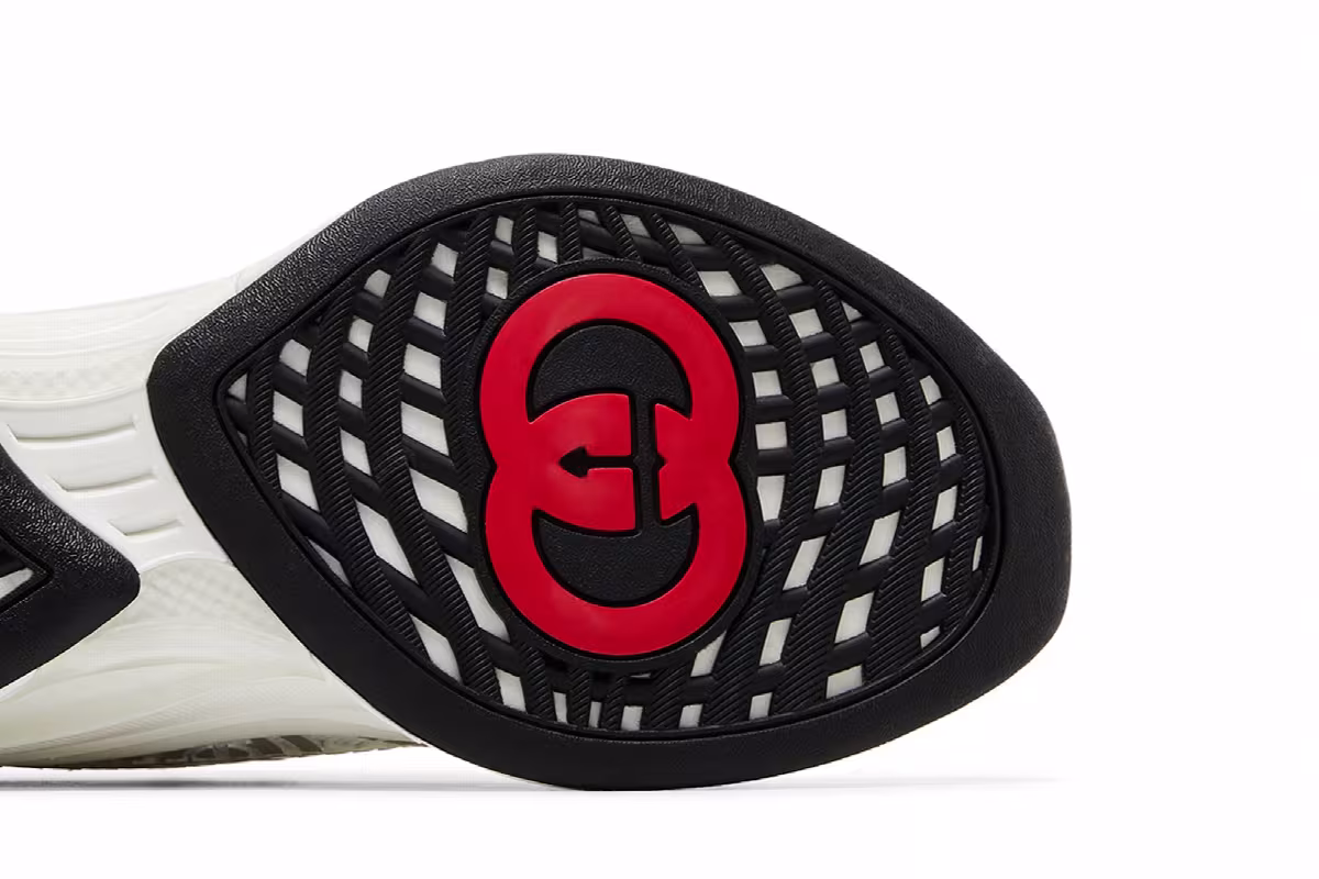 Gucci Run Sneaker White, view 6