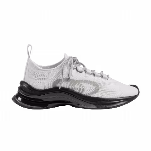 Gucci Wmns Run Sneaker 'White Grey Black'