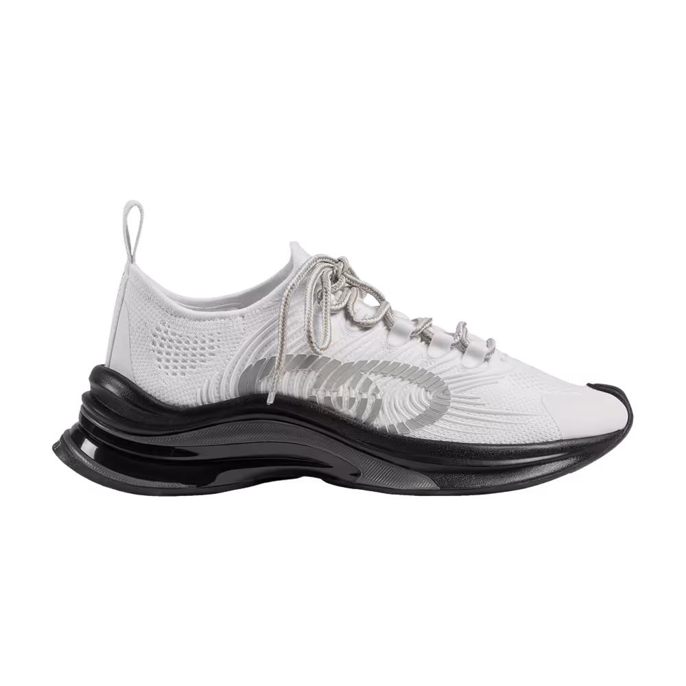 Gucci Women's Run Sneaker White Grey Black