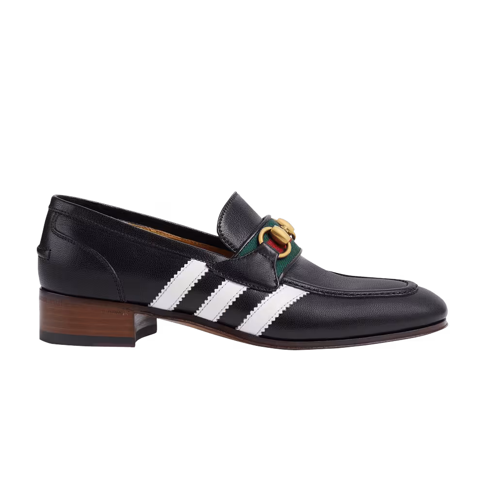 Adidas x Gucci Women's Loafer Black Leather