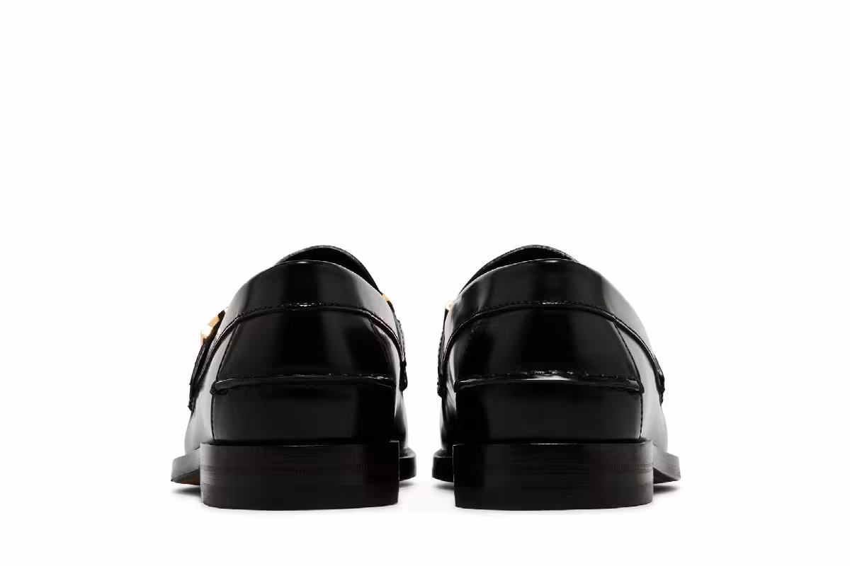 Gucci Cara Logo Snaffle Loafer Black, view 7